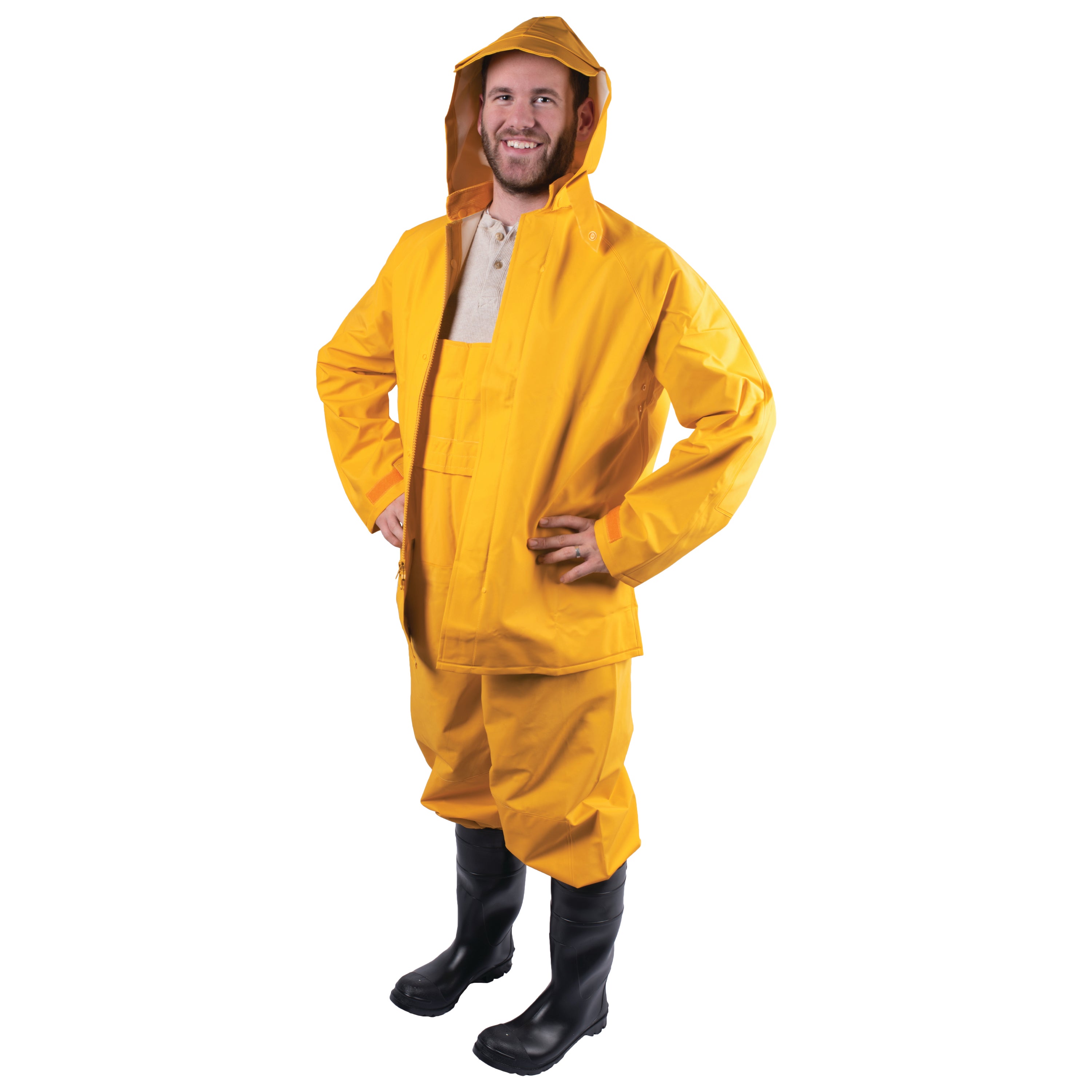 Commercial Rainsuit - Yellow - Xl-eSafety Supplies, Inc