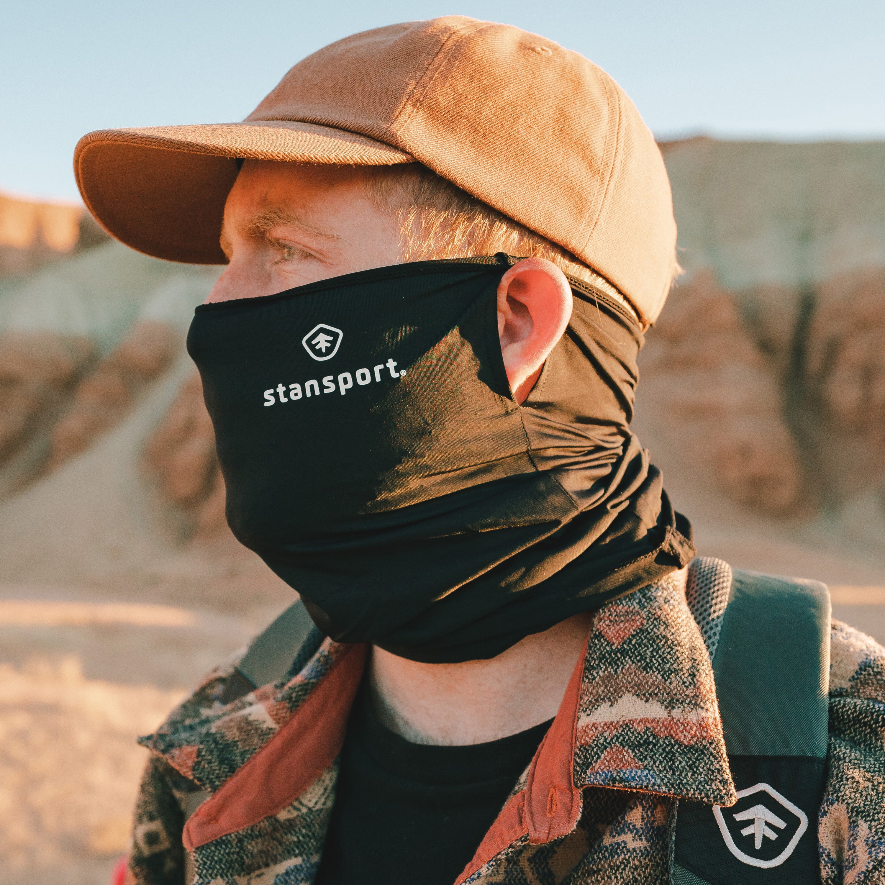 Neck Gaiter / Face Mask - Black-eSafety Supplies, Inc