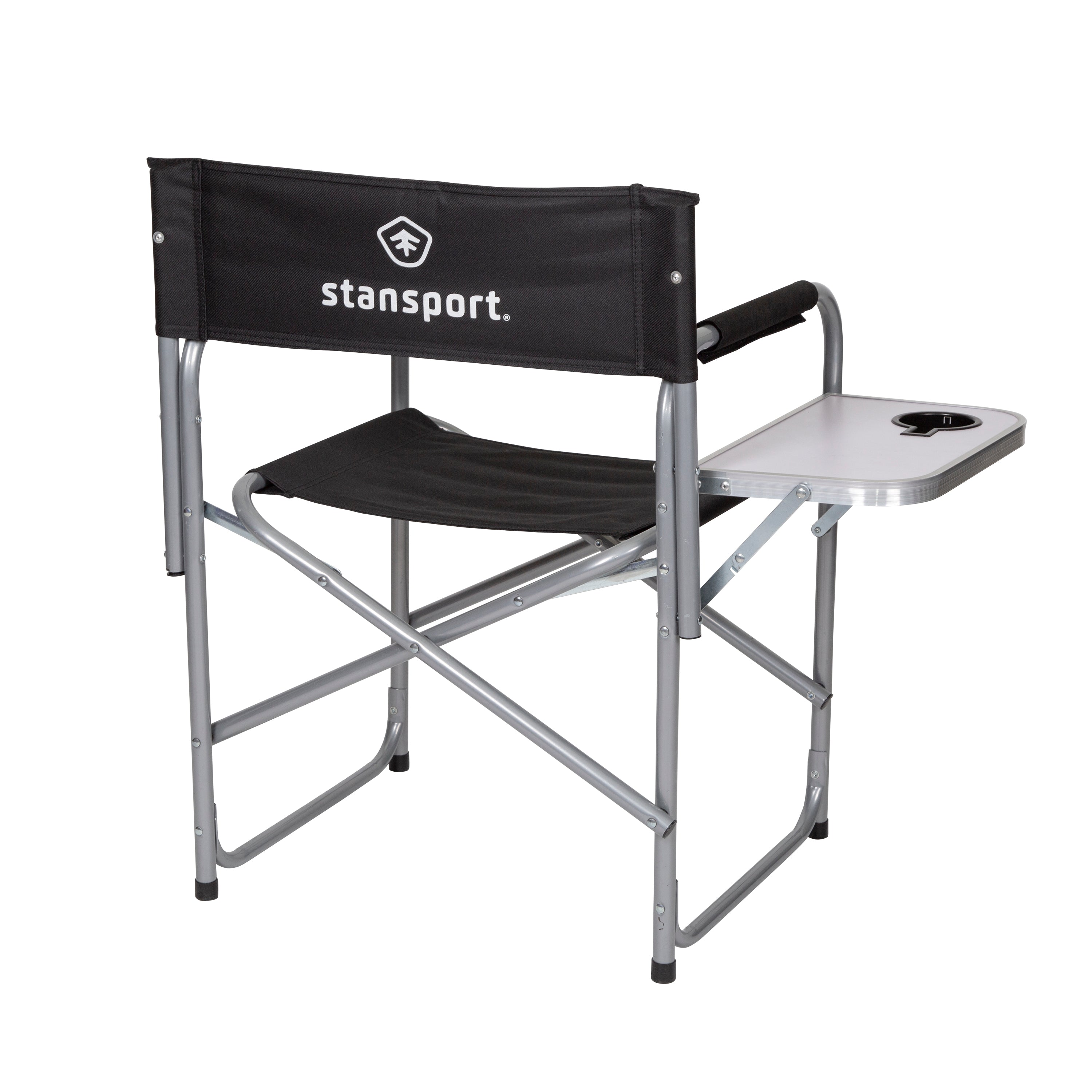 Folding Directors Chair With Side Table-eSafety Supplies, Inc