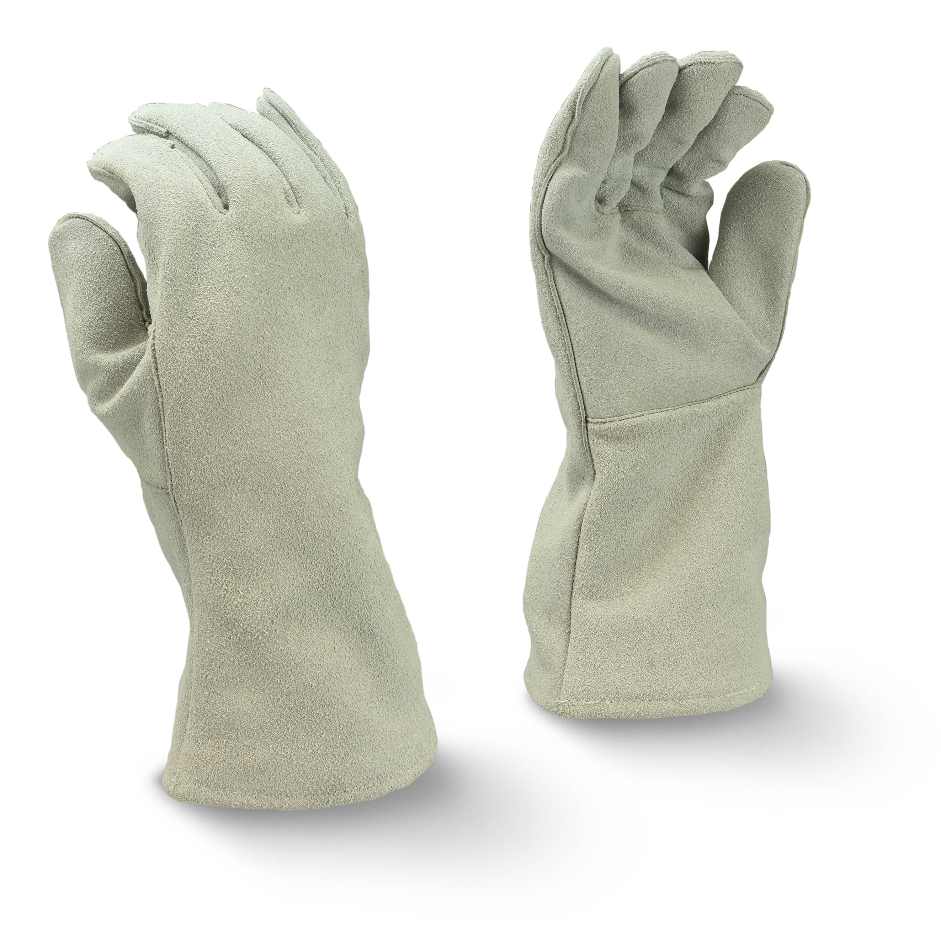Radians RWG5100 Gray Split Economy Shoulder Cowhide Leather Welding Glove - Size XL-eSafety Supplies, Inc