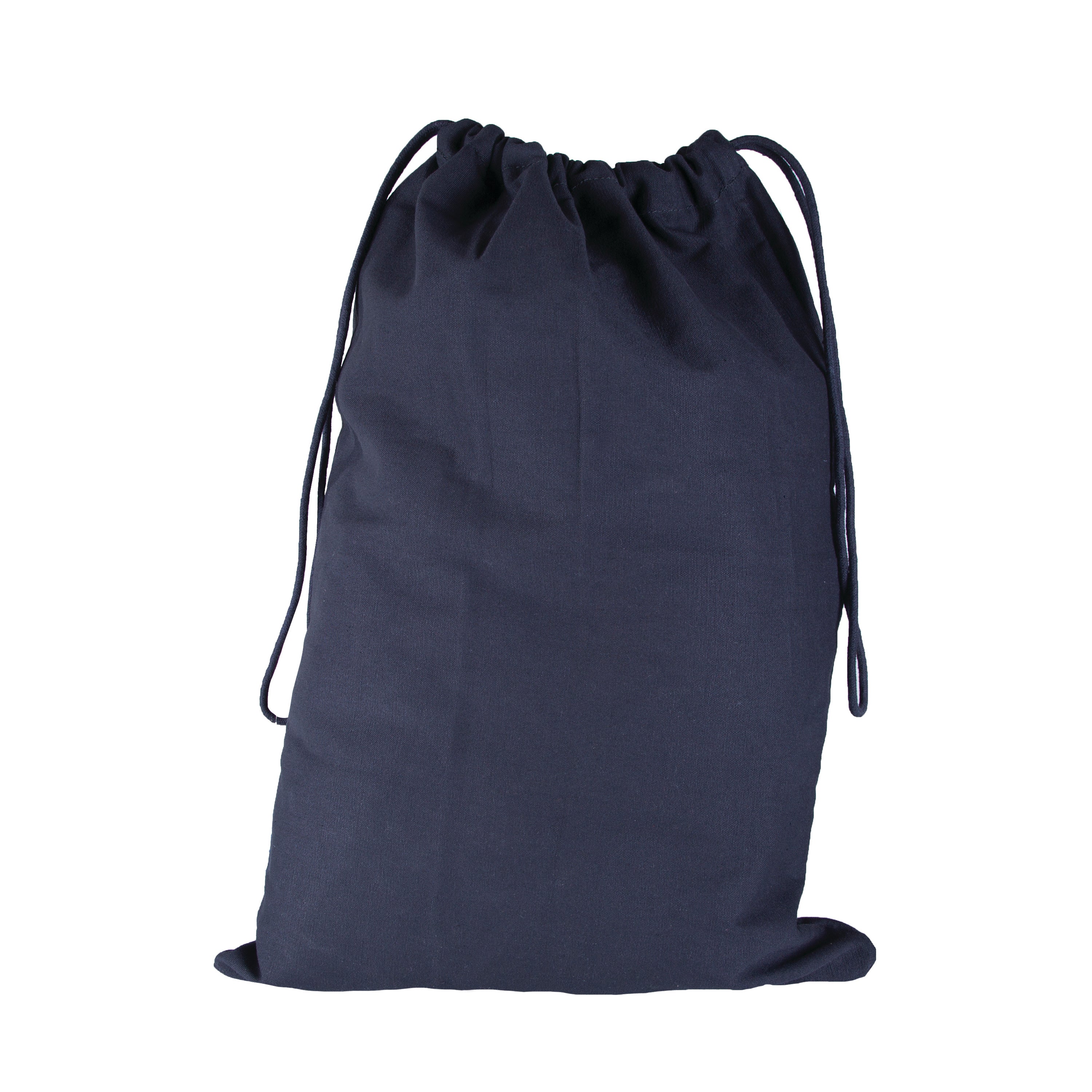 Canvas Laundry Bag - Black - 18 In X 27 In-eSafety Supplies, Inc