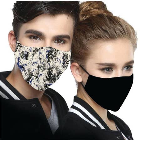 Reversible Face Masks - Blue Marble-eSafety Supplies, Inc