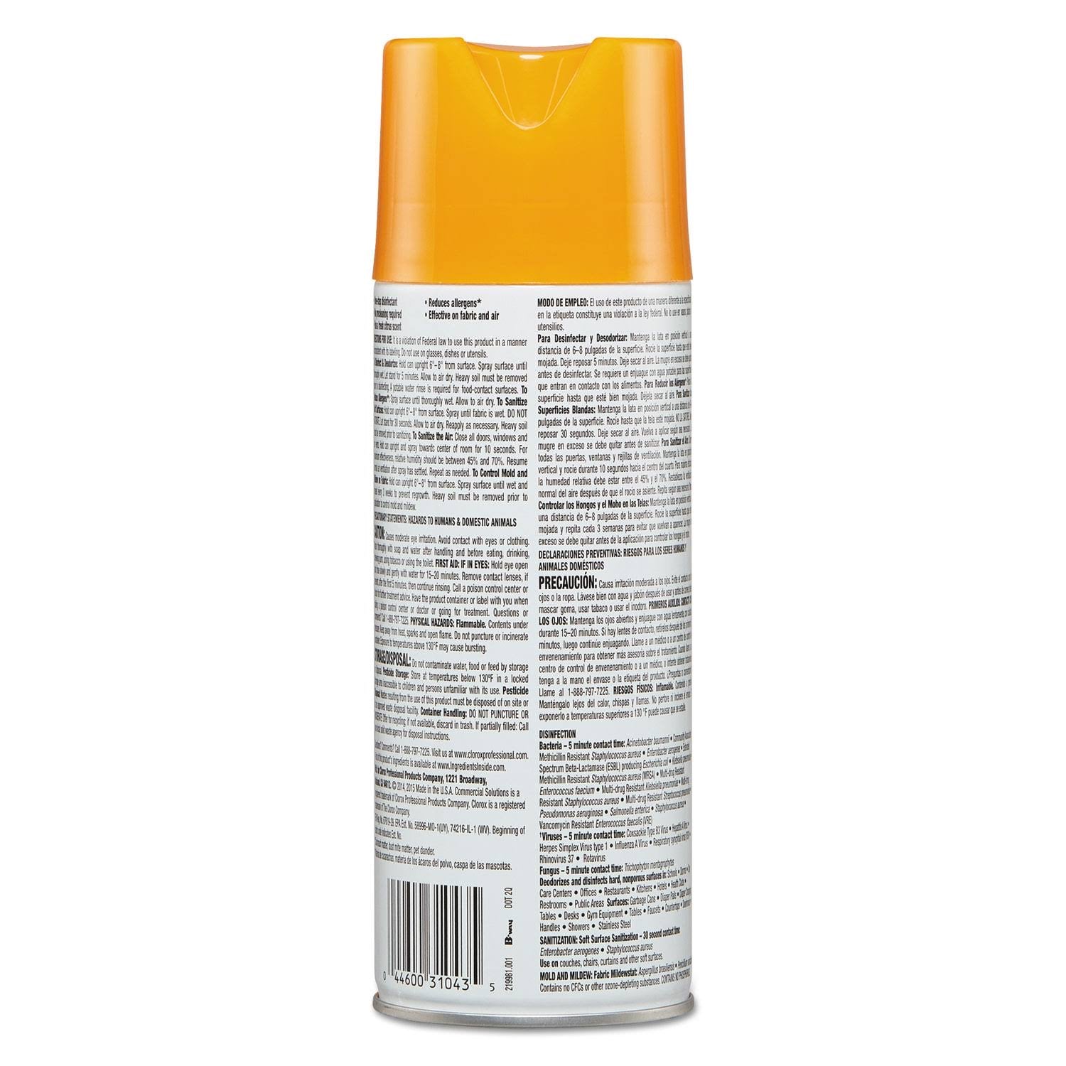 Clorox® 4 in One Disinfectant and Sanitizer-eSafety Supplies, Inc