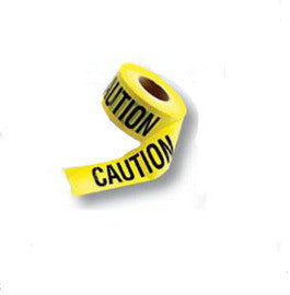 Radnor® 3" X 1000' Yellow 2 mil Barricade Tape "Caution"-eSafety Supplies, Inc