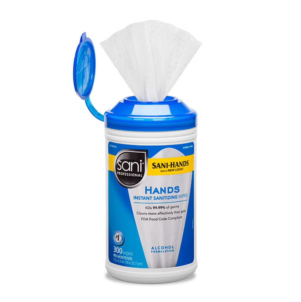 Sani-Hands Instant Sanitizing Hand Wipes Alcohol Formula- XL 300 Jug-eSafety Supplies, Inc