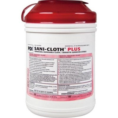 Sani-Cloth Plus Germicidal Cloth Wipes- 160 count-eSafety Supplies, Inc