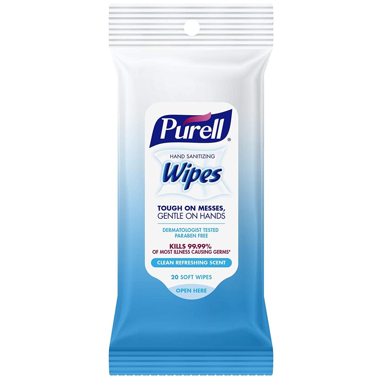 Purell Hand Sanitizing Travel Wipes- 20 count-eSafety Supplies, Inc
