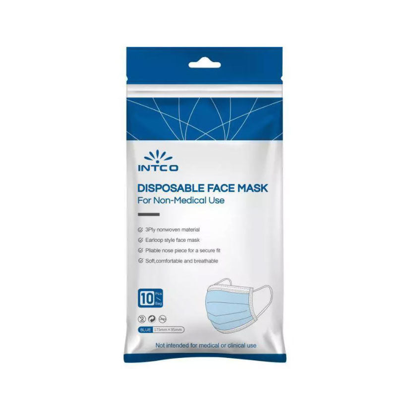 Intco Non-Medical Disposable Face Mask-eSafety Supplies, Inc