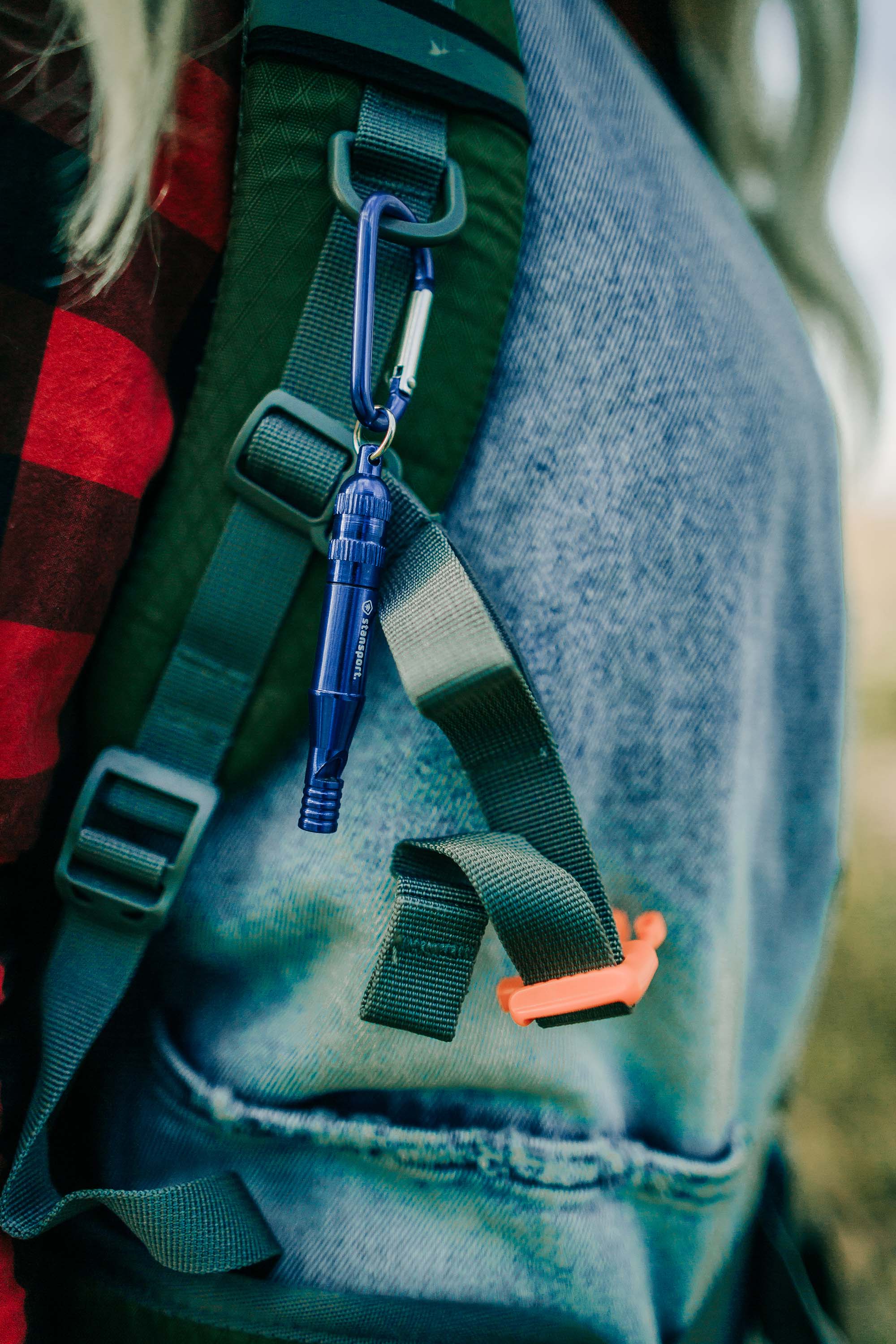 Aluminum Emergency Whistle W/ Medical Id Form-eSafety Supplies, Inc