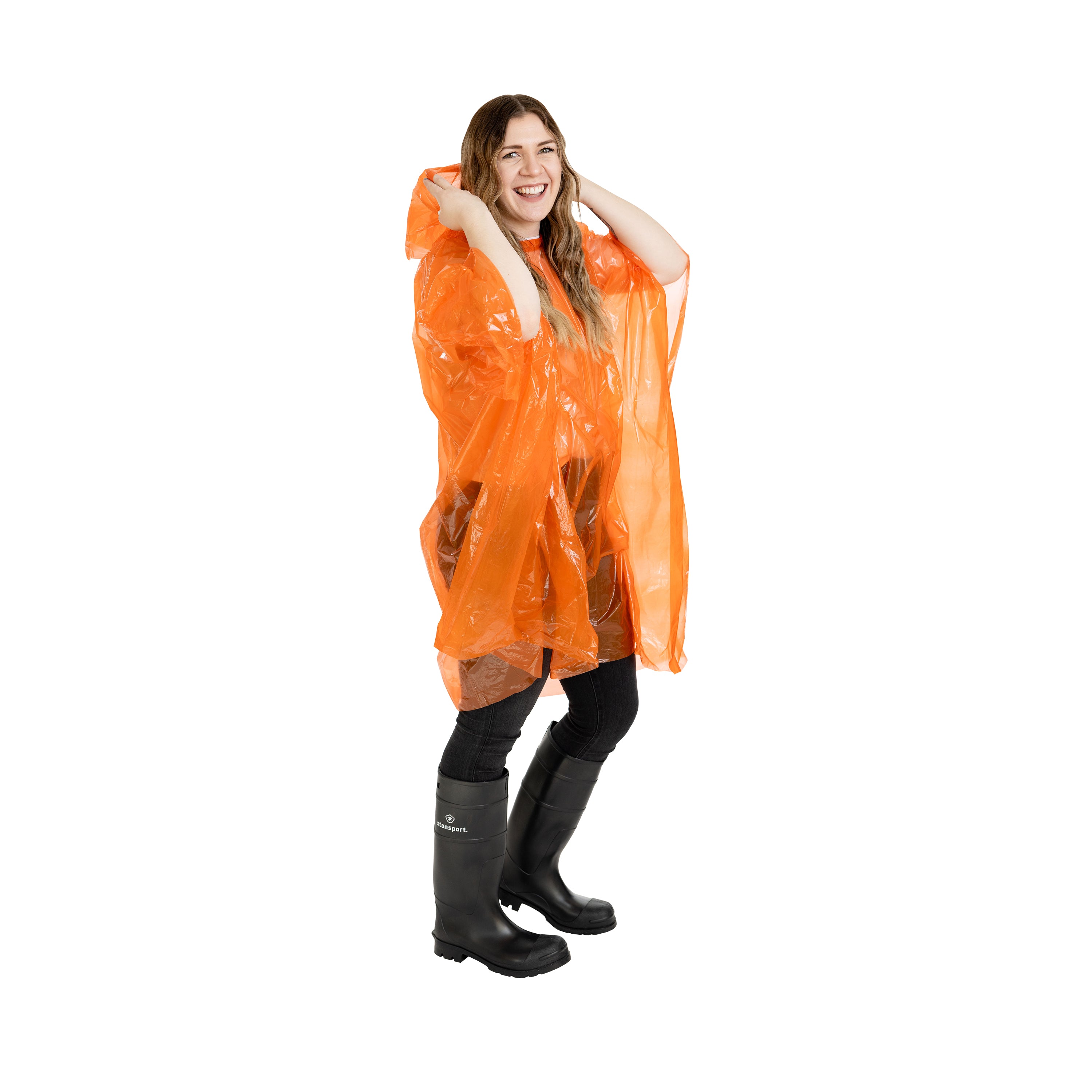Emergency Poncho - Assorted - 30 Per Pdq-eSafety Supplies, Inc
