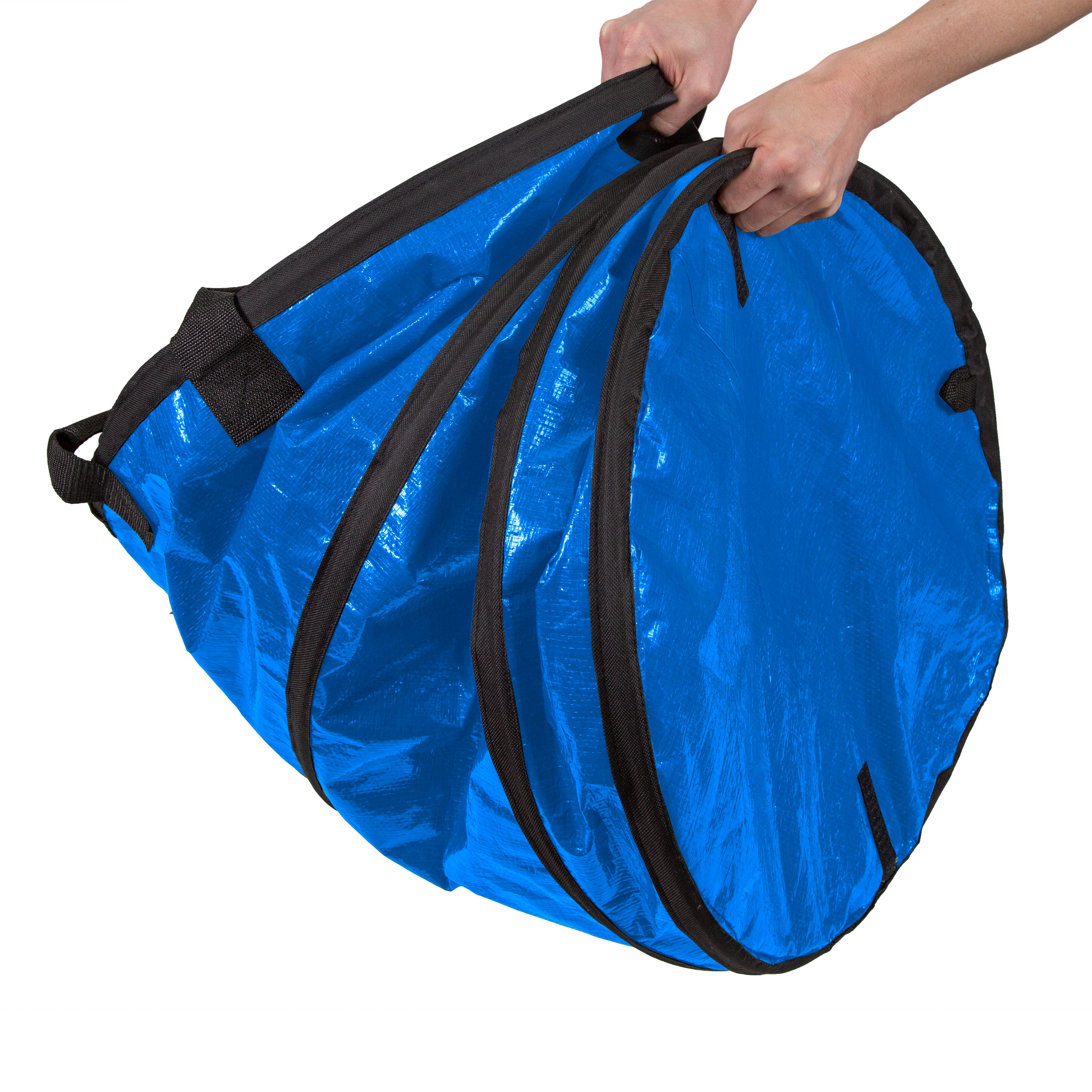 Collapsible Campsite Carry-All/Trash Can - Blue-24 X 19.7In-eSafety Supplies, Inc