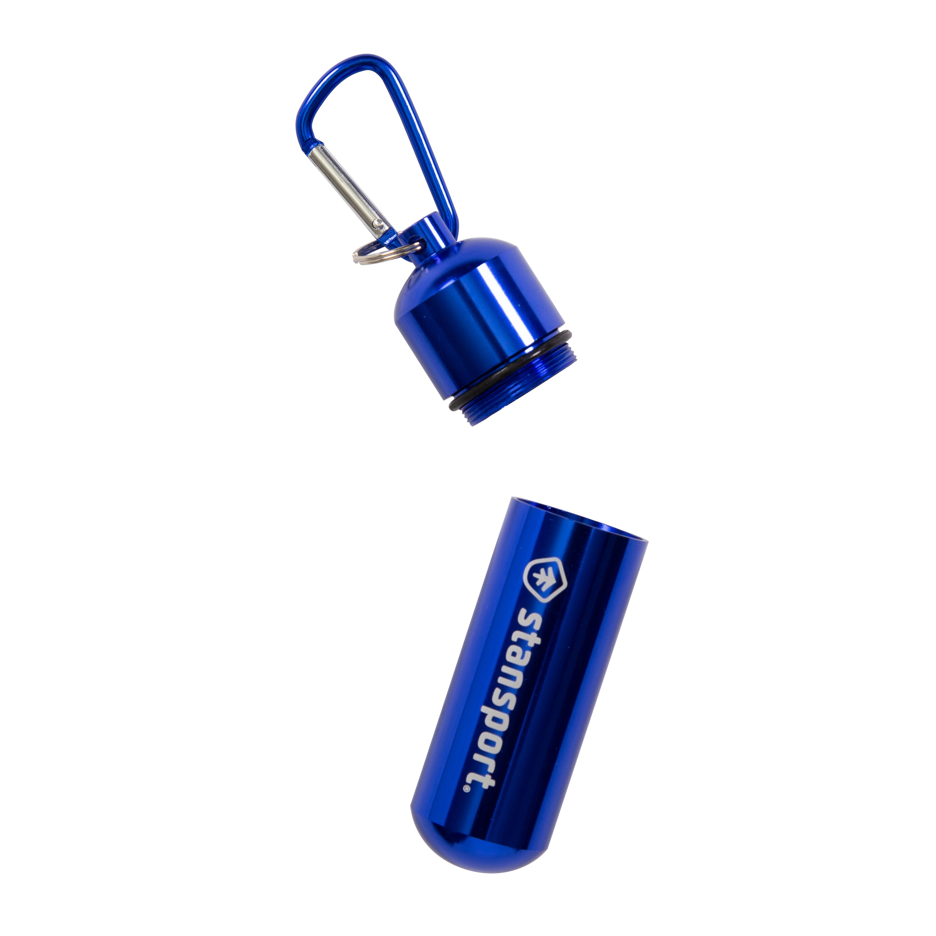 Aluminum Container Capsule-Lg-Blue, Green And Silver Asst-eSafety Supplies, Inc