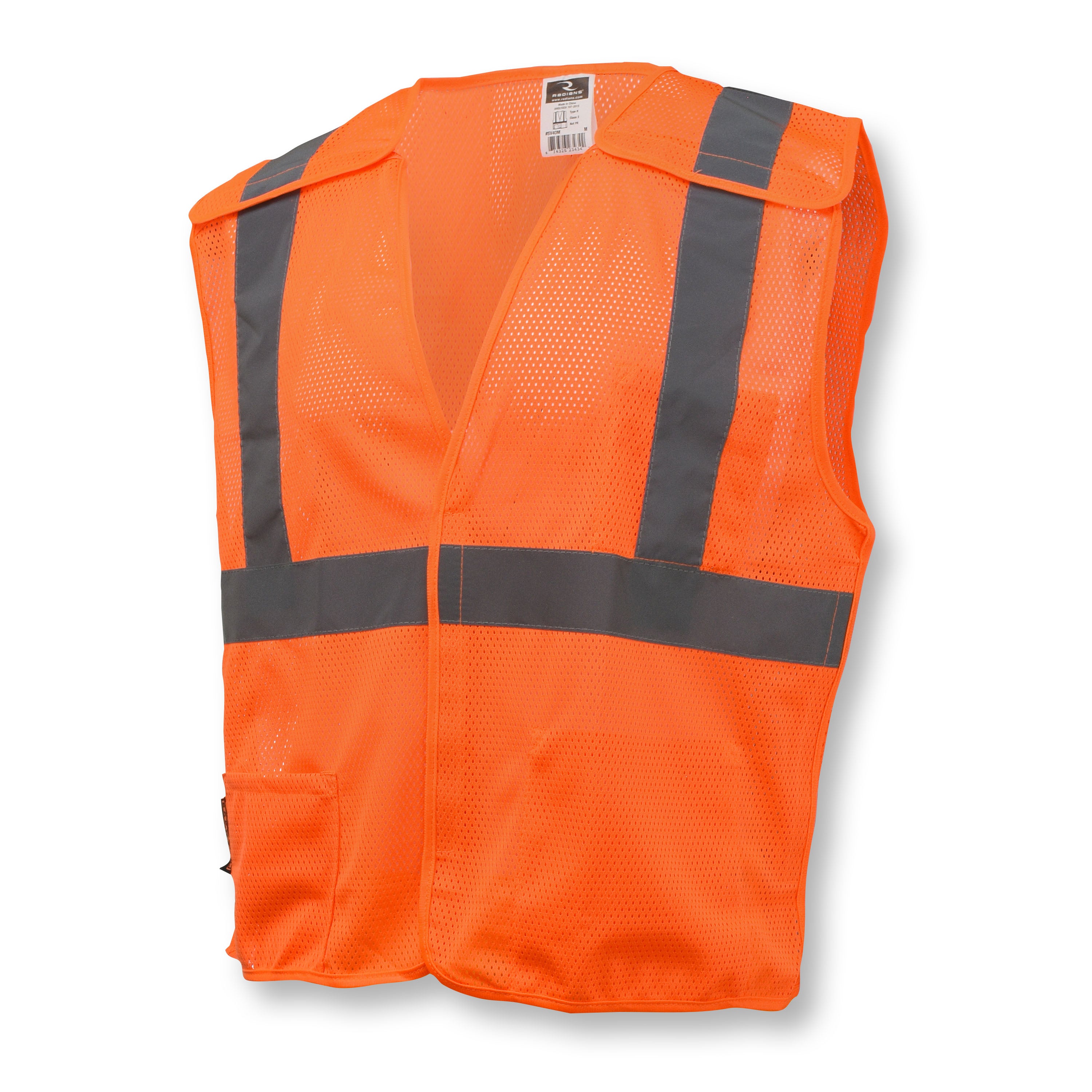 Radians SV4 Economy Type R Class 2 Breakaway Mesh Safety Vest-eSafety Supplies, Inc