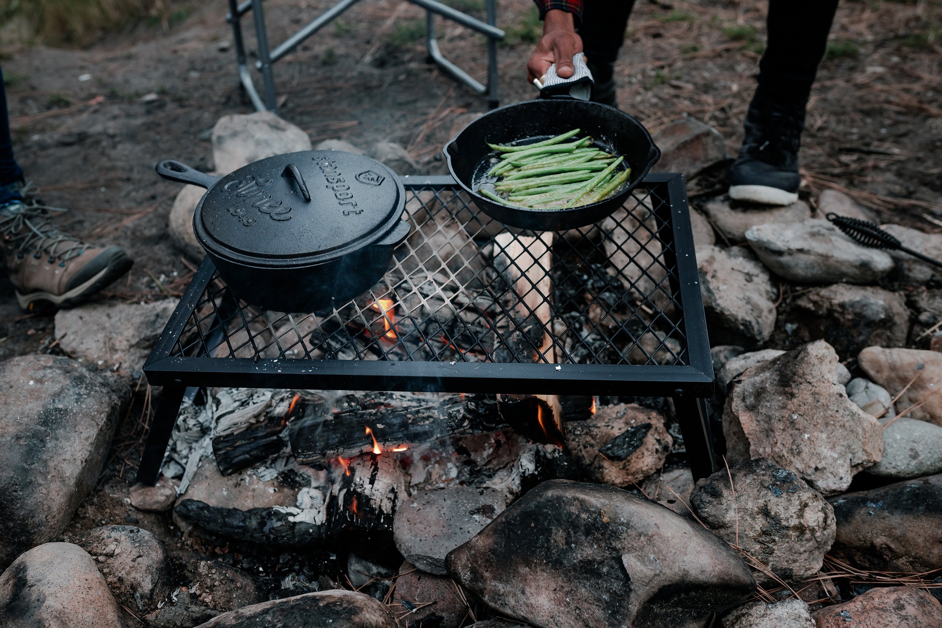 Heavy Duty Steel Camp Grill - 24 In X 16 In-eSafety Supplies, Inc