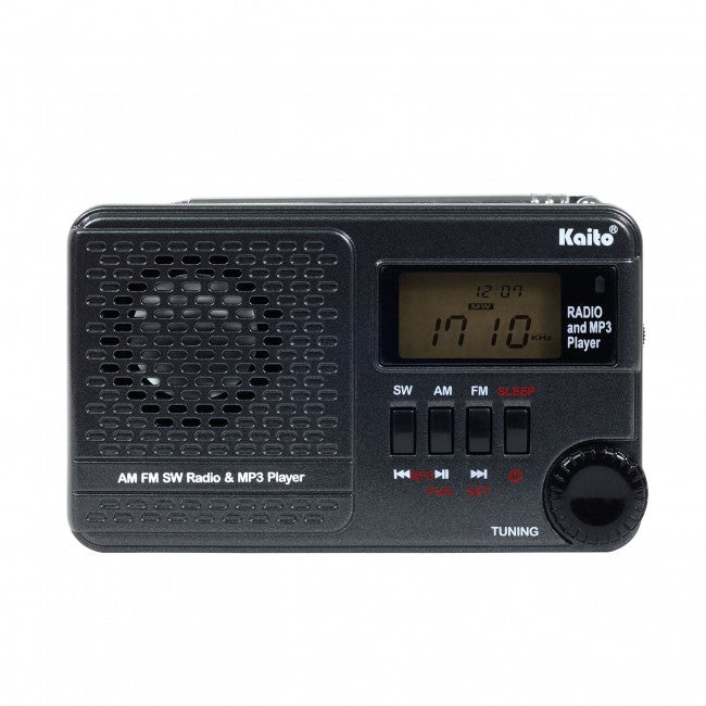 KA345 Pocket Digital DSP (Digital Signal Processing) AM FM Shortwave Clock Radio and MP3 Player with Micro-SD & USB Audio Input-eSafety Supplies, Inc