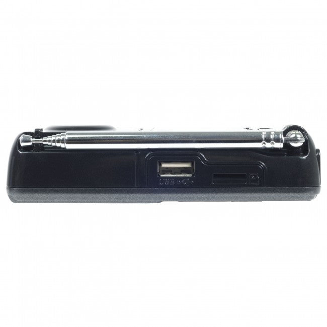 KA345 Pocket Digital DSP (Digital Signal Processing) AM FM Shortwave Clock Radio and MP3 Player with Micro-SD & USB Audio Input-eSafety Supplies, Inc