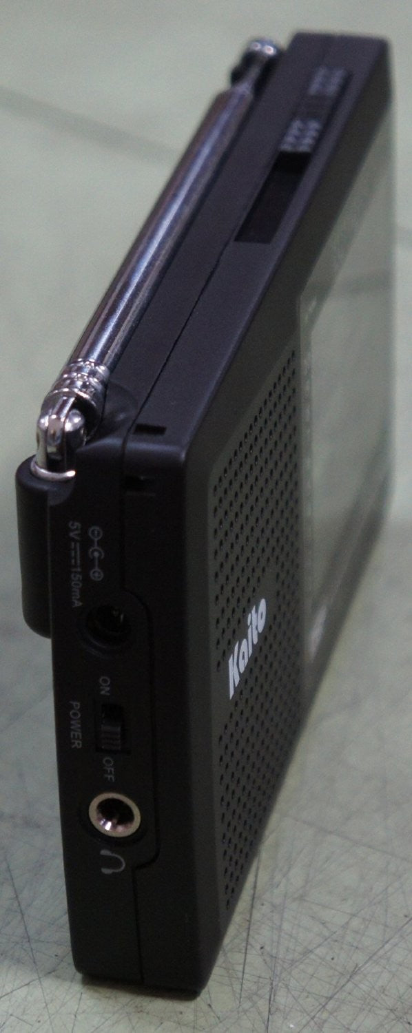 Kaito KA321 Pocket-size 10-Band AM/FM Shortwave Radio with DSP (Digital Signal Processing), Black