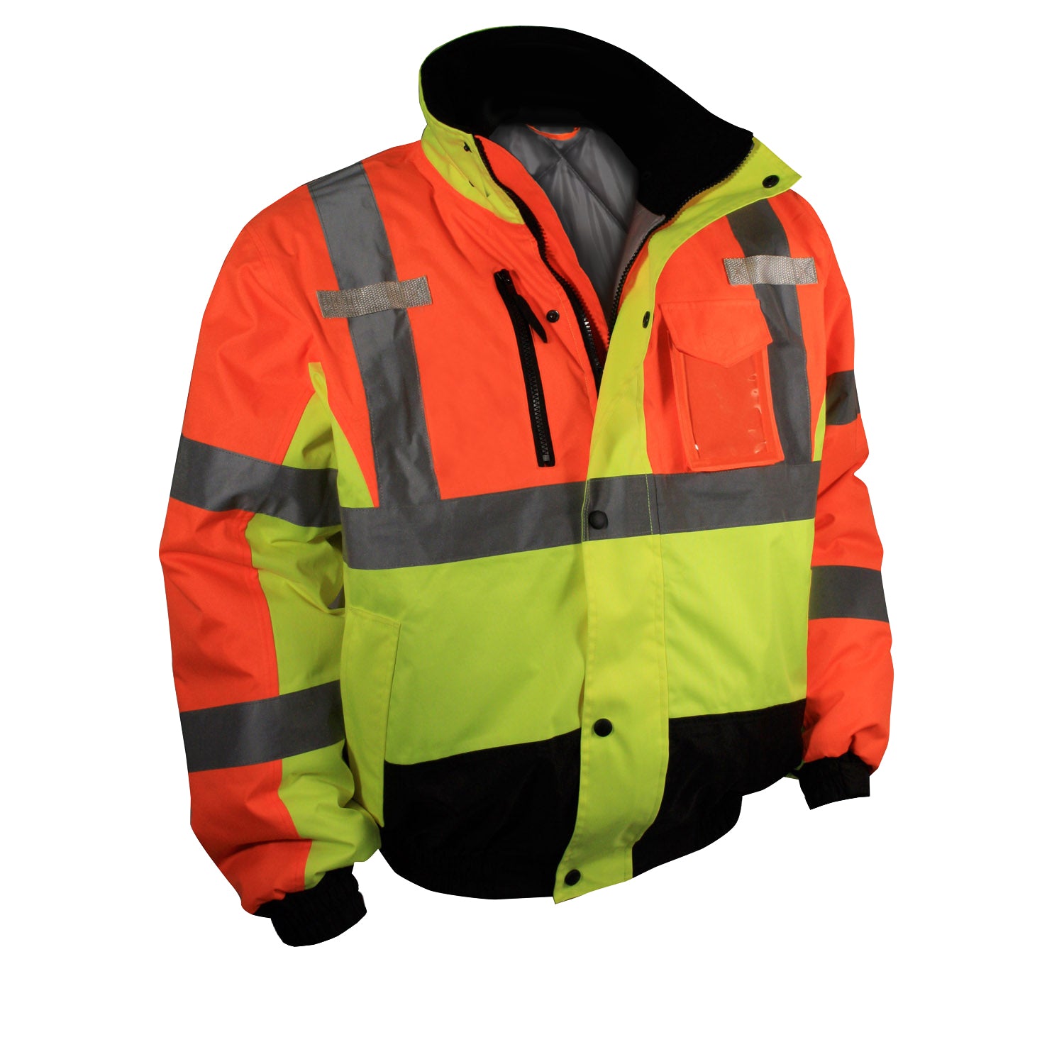 Radians SJ12-3 Weatherproof Multi-Color Bomber Jacket with Quilted Built-In Liner-eSafety Supplies, Inc
