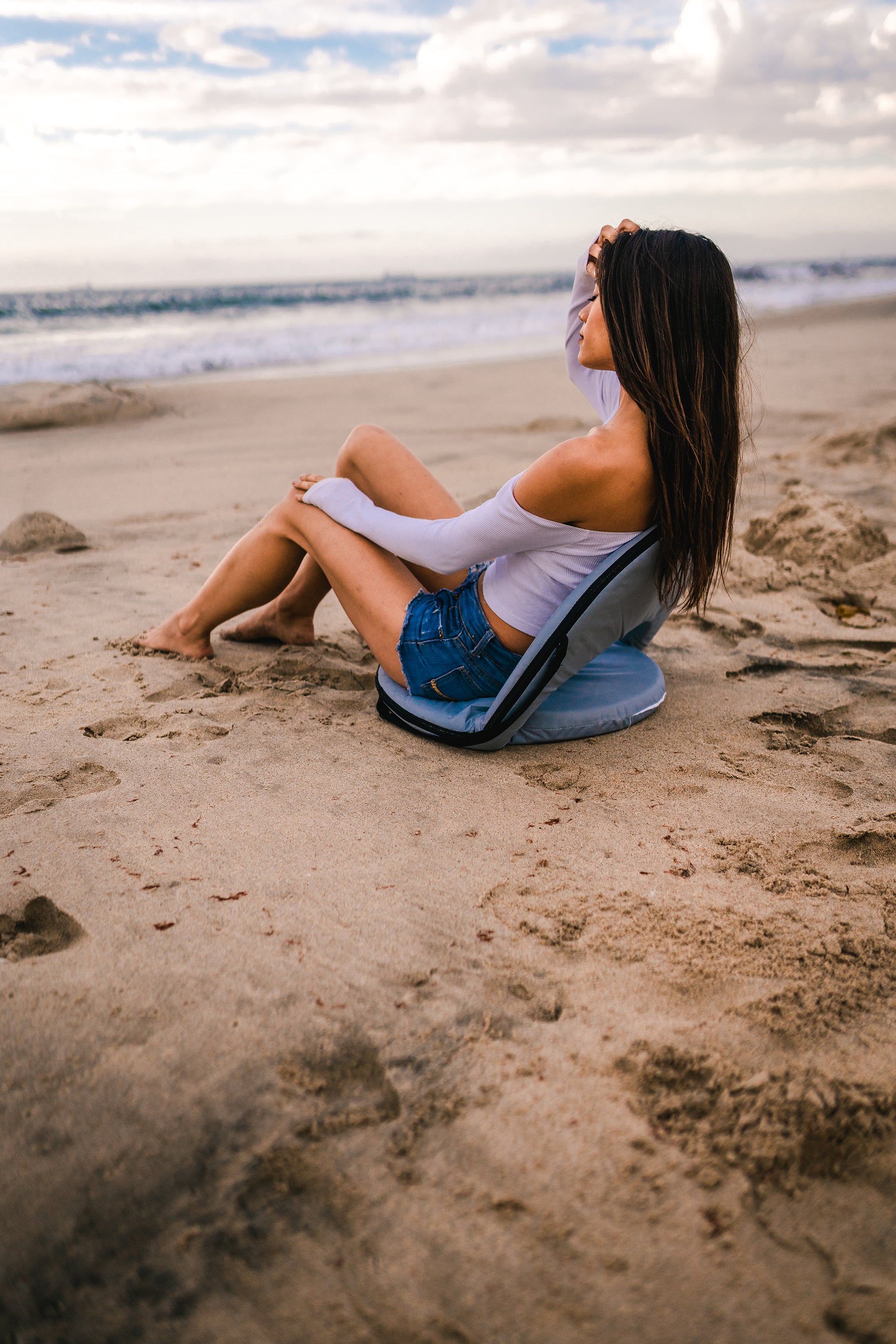 Go Anywhere Multi-Fold Padded Seat - Gray-eSafety Supplies, Inc