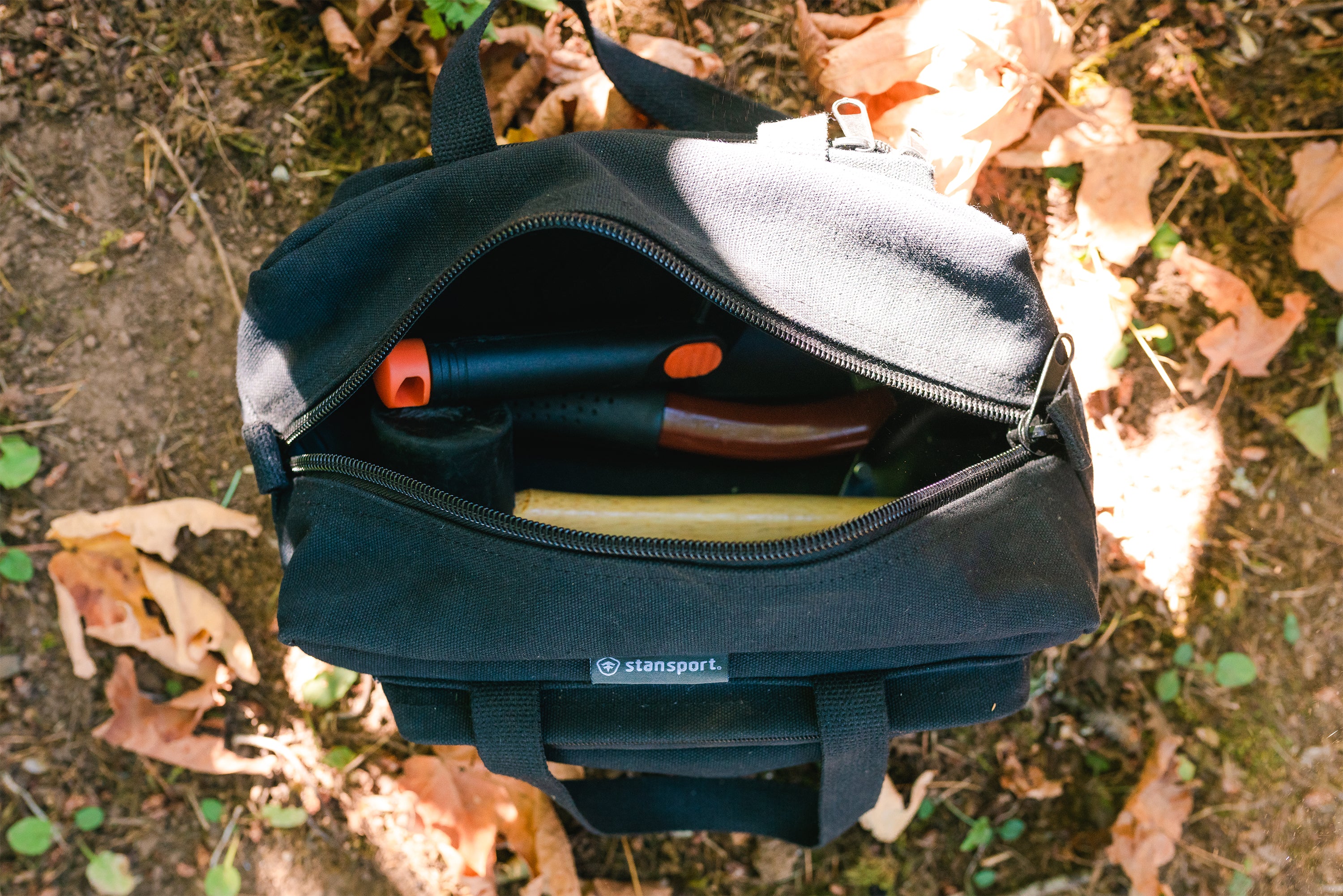 Cotton Canvas Toolbag - Black Color-eSafety Supplies, Inc