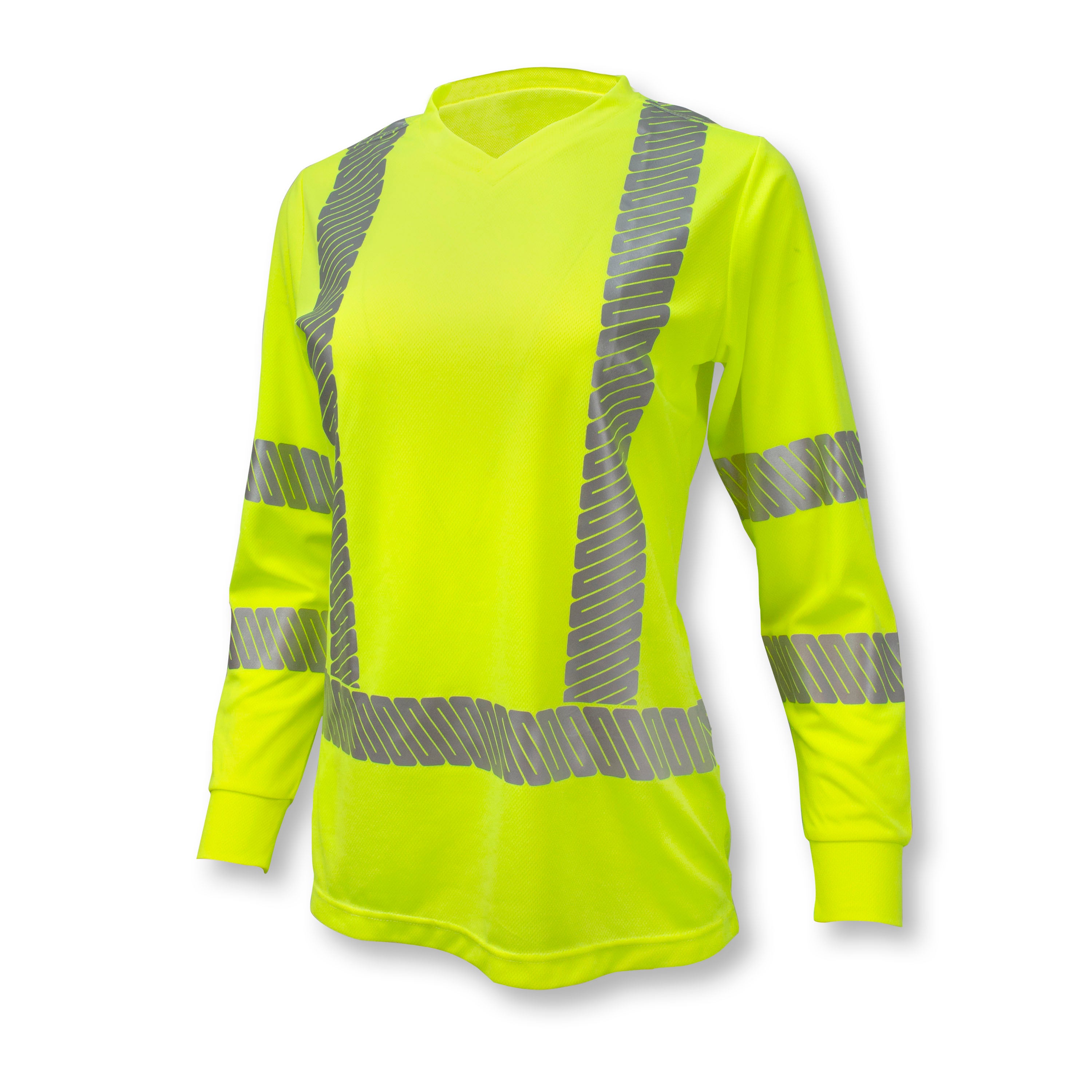 Radians ST21 Class 3 High Visibility Women's Long Sleeve T-Shirt with Max-Dri™-eSafety Supplies, Inc