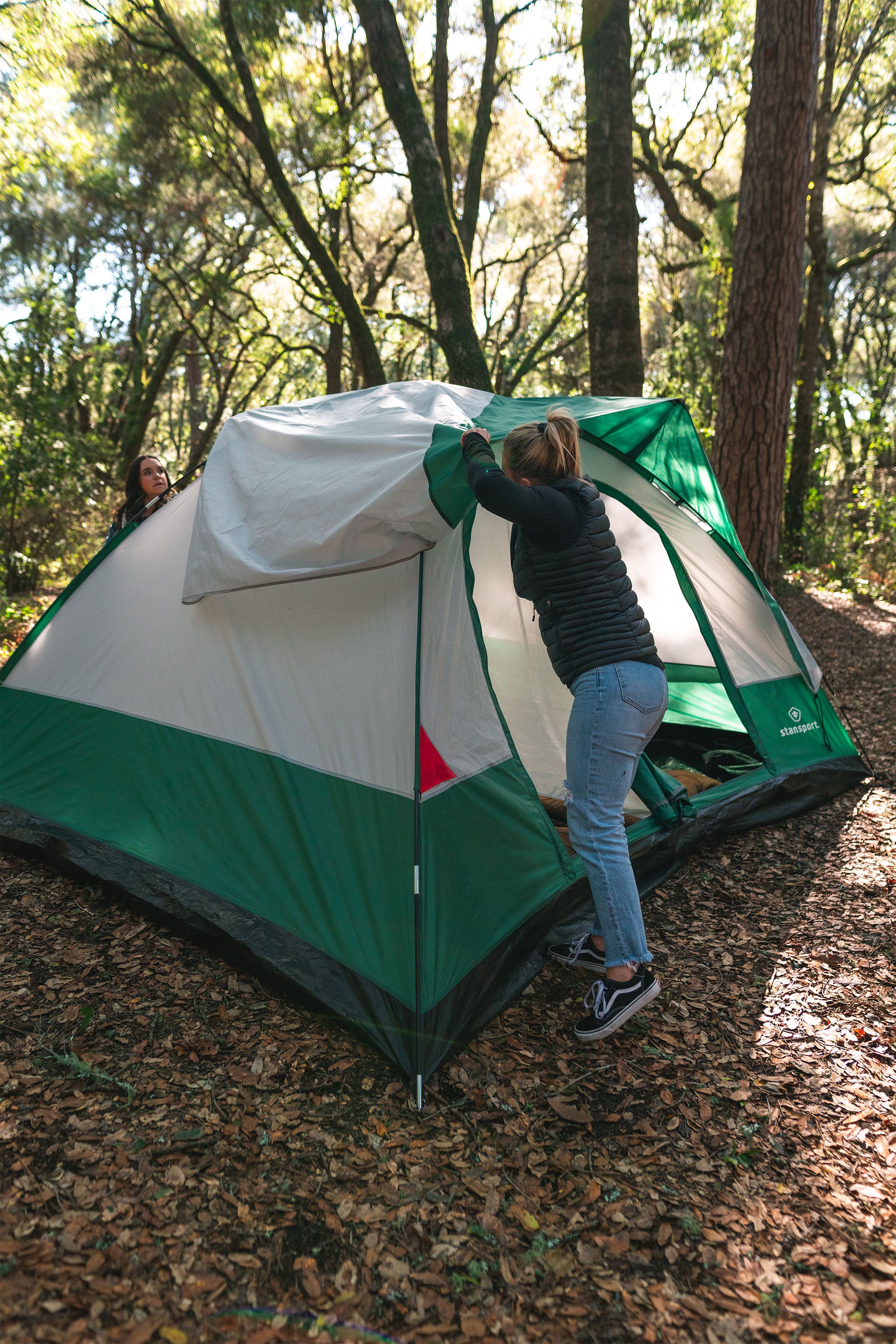 Teton 12 Family Tent - 2 Room - 10 Ft X 12 Ft X 72 Inch-eSafety Supplies, Inc