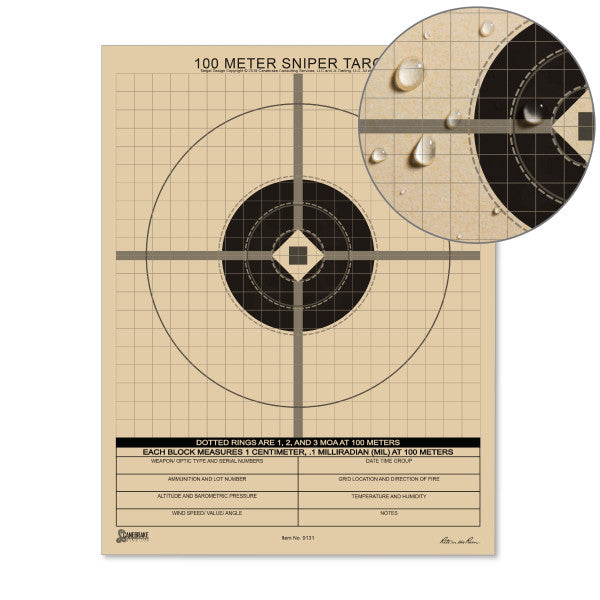 100 Meter Mil Sniper Target-eSafety Supplies, Inc