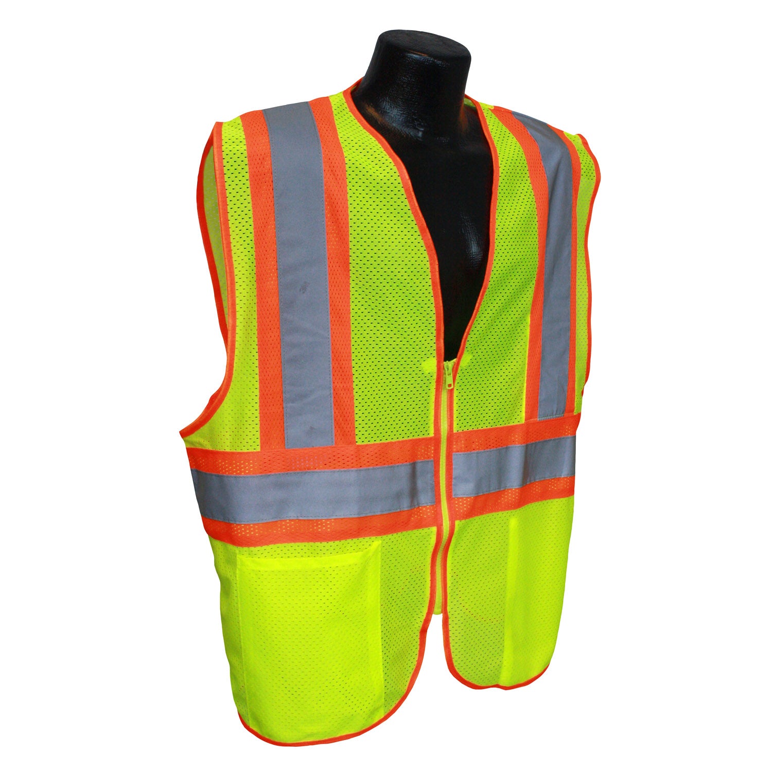 Radwear USA LHV-5ANSI-CT Type R Class 2 3.5oz Poly Mesh Safety Vest-eSafety Supplies, Inc