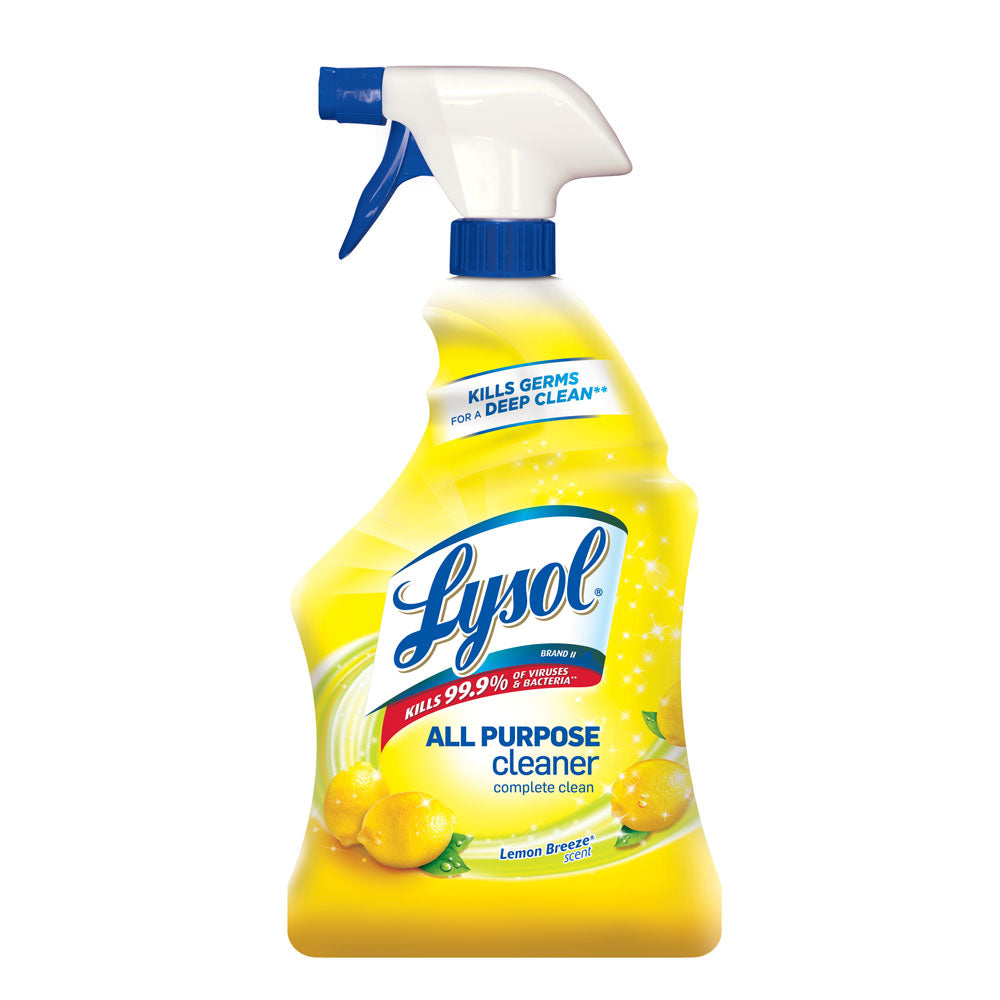 Lysol All Purpose Cleaner Spray Lemon Breeze 32oz-eSafety Supplies, Inc