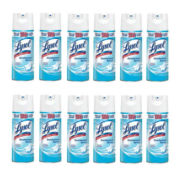 Lysol® Disinfectant Spray - Crisp Linen Scent - 12.5oz (Case of 12)-eSafety Supplies, Inc