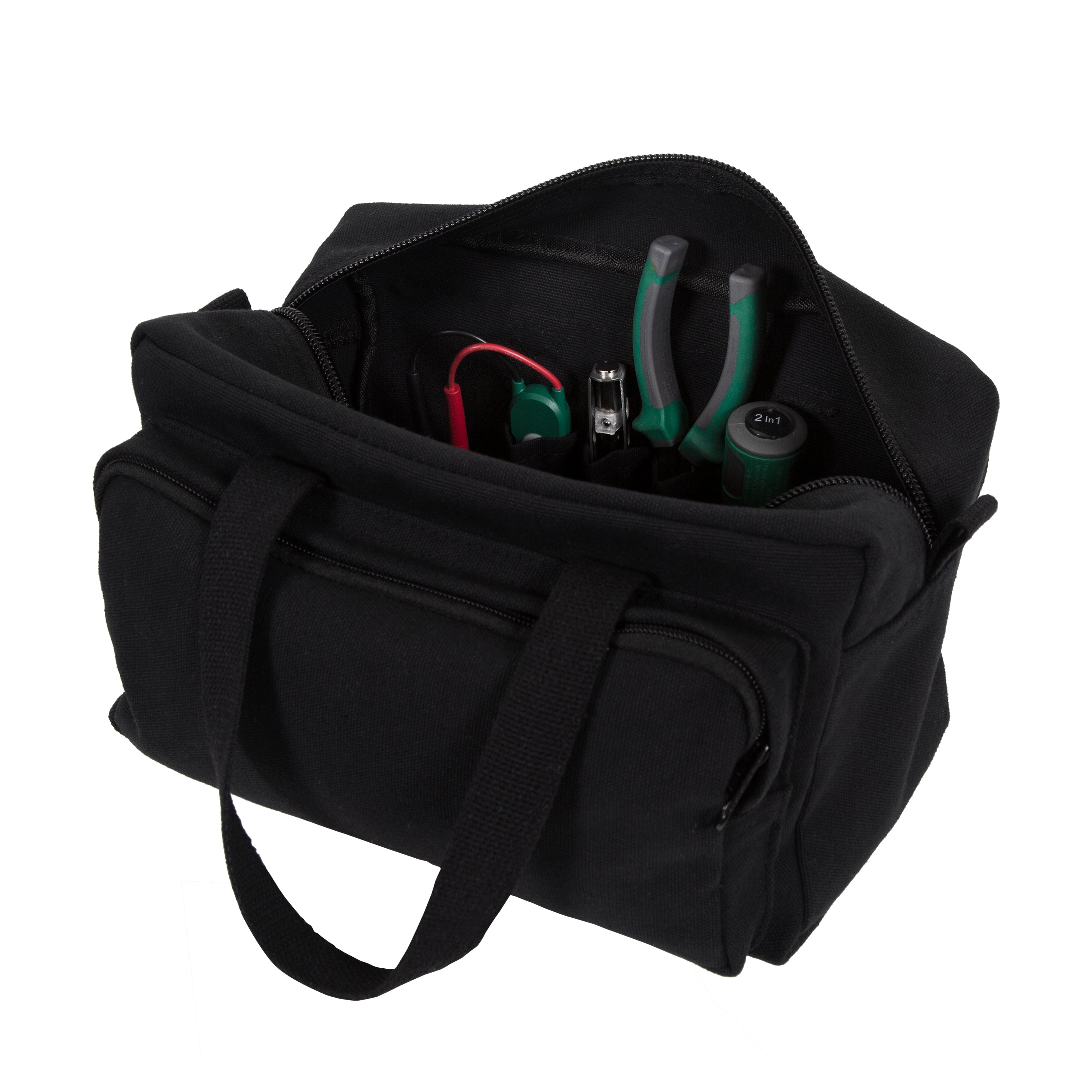 Cotton Canvas Toolbag - Black Color-eSafety Supplies, Inc