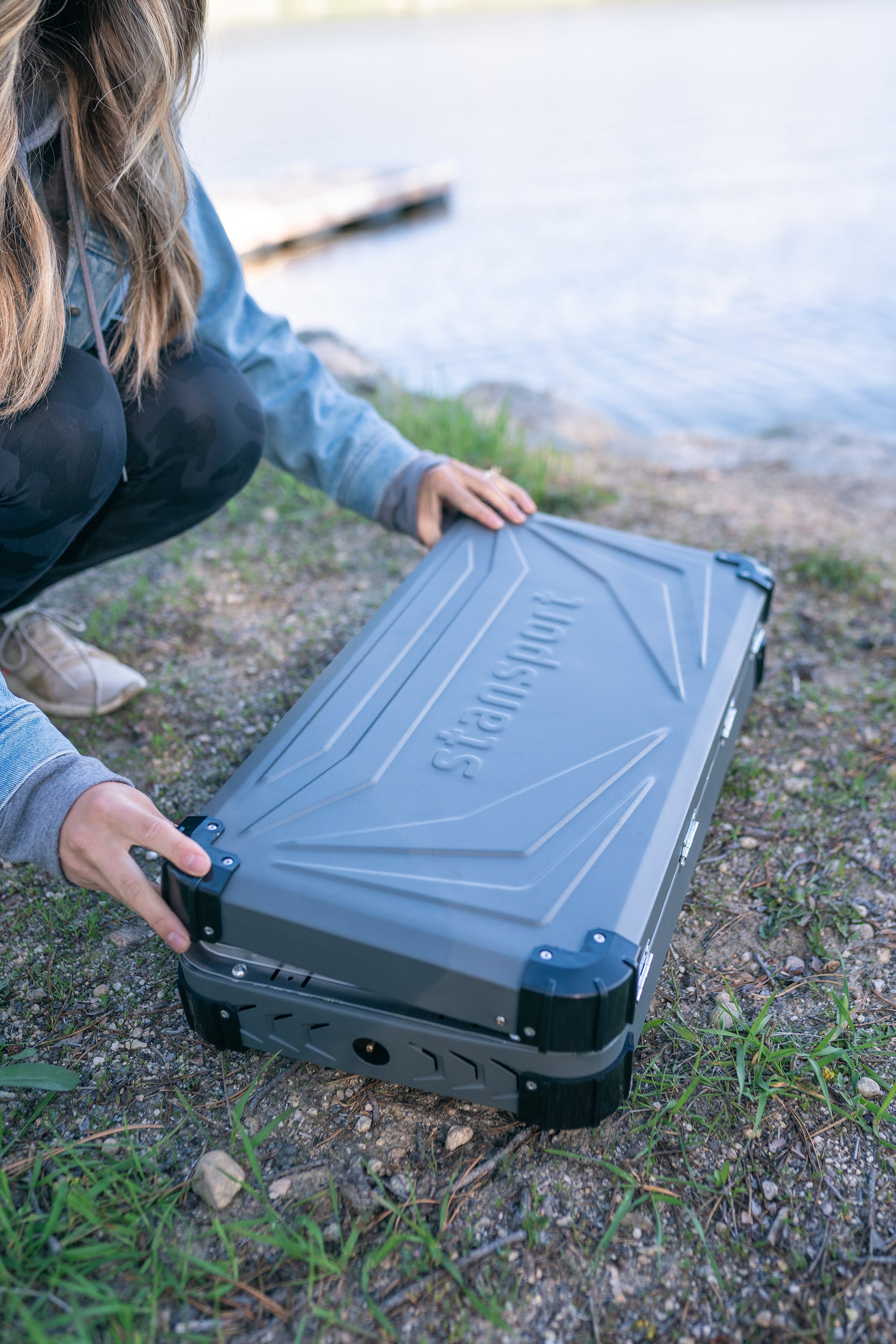 Propane Stove -2-25 K Burners - Gray-eSafety Supplies, Inc