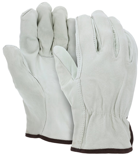 MCR Safety Table Grade Cow Grain Drvr Glove Str Thb-eSafety Supplies, Inc