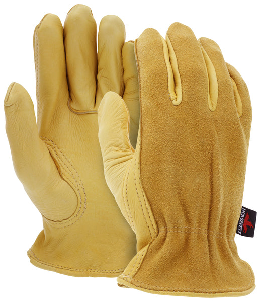 MCR Safety Deer Grain Drvr/Split Back w/Key Thumb-eSafety Supplies, Inc