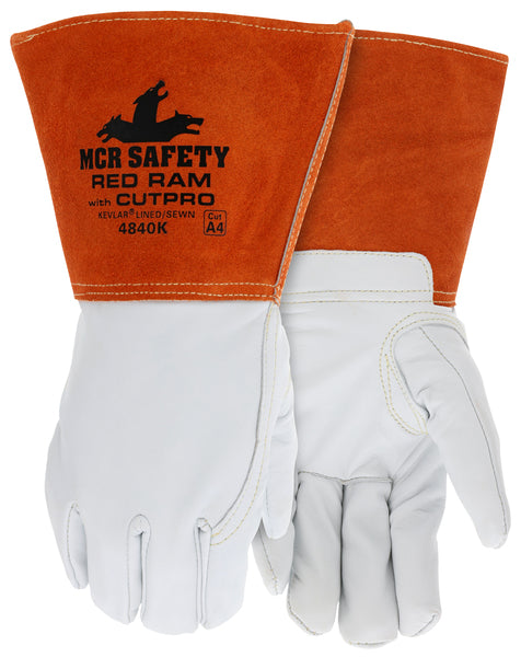 MCR Safety Gr Goat Red Ram Mig Kevlar Lined-eSafety Supplies, Inc