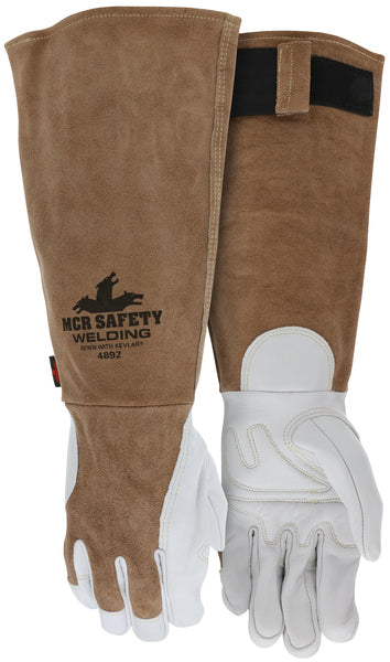 MCR Safety 18" Goat Grain Cow Split Back Welder-eSafety Supplies, Inc