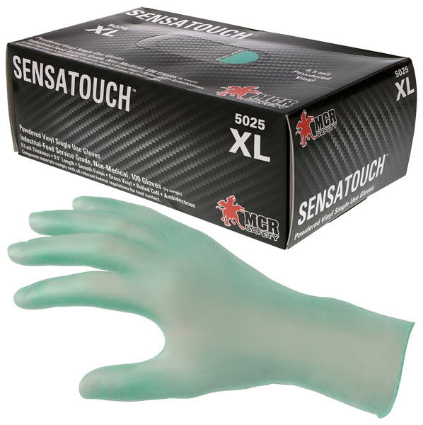 MCR Safety Vinyl Disposable Industrial Grade Pwd-eSafety Supplies, Inc