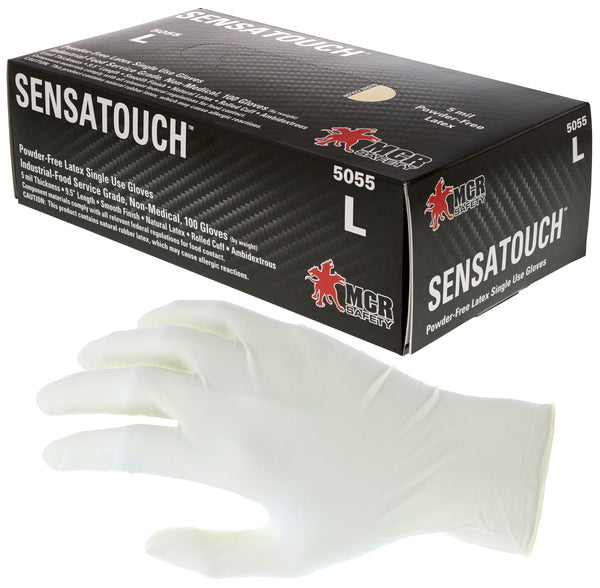 MCR Safety Latex Disposable Industrial Gr Pwd Free-eSafety Supplies, Inc