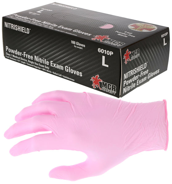 MCR Safety Pink 4 Mil Medical NBR-eSafety Supplies, Inc