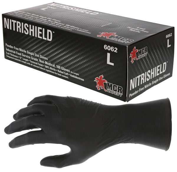 MCR Safety Nitri-Stealth Black Nitrile-eSafety Supplies, Inc