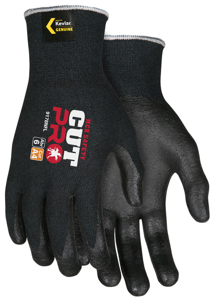 MCR Safety Black Kevlar/Black Nitrile Foam-eSafety Supplies, Inc