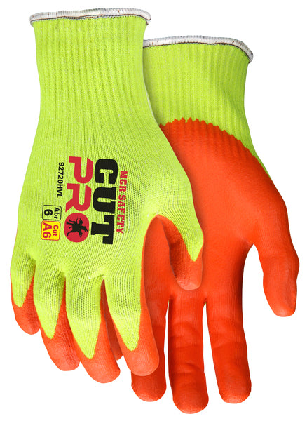 MCR Safety Memphis Cut Pro, 10ga HPPE, Hi Vis L-eSafety Supplies, Inc