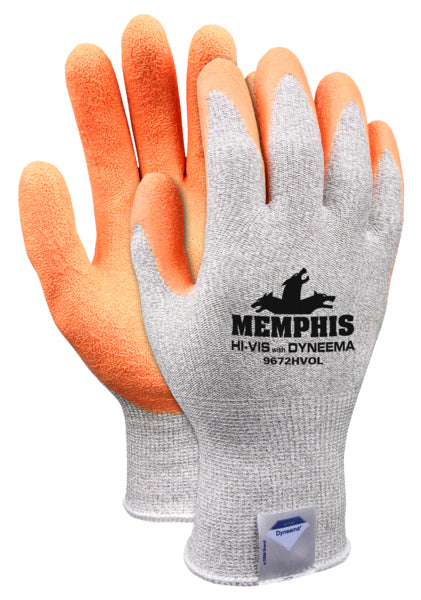 MCR Safety Dynma, S&P, Hi-Vis, Orange, Latex, L-eSafety Supplies, Inc