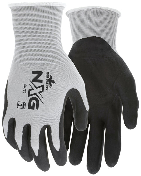 MCR Safety Gray Shell, Black Foam Nitrile, 13 Gauge-eSafety Supplies, Inc