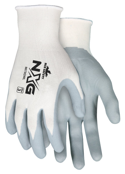 MCR Safety White Shell/Gray Nitrile Coat L-eSafety Supplies, Inc