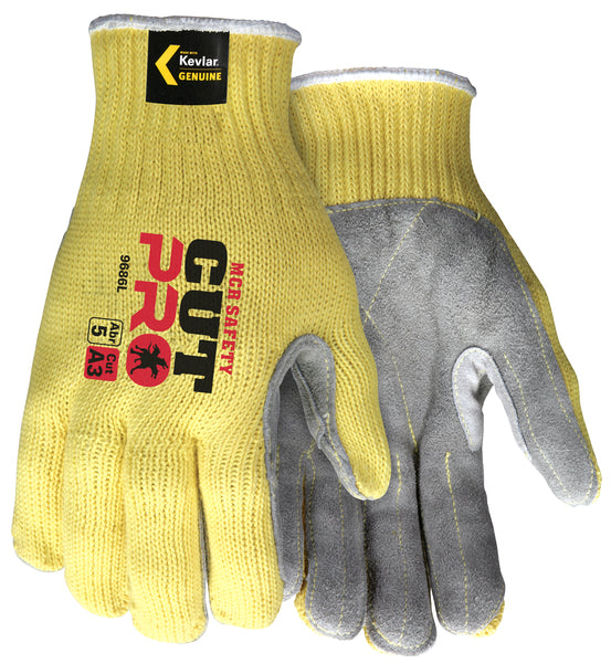 MCR Safety Grip Sharp Kevlar/Leather 7 Gauge-eSafety Supplies, Inc