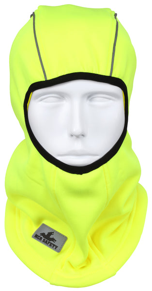 MCR Safety Lime Balaclava, Poly Flce, Enhanced Vis-eSafety Supplies, Inc