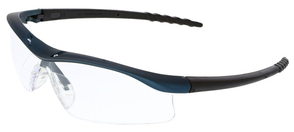 MCR Safety DL1 Blue Frame, Clear UV-AF Lens-eSafety Supplies, Inc
