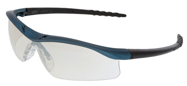 MCR Safety DL1 Blue Frame, I/O Clear Mirror UV-AF-eSafety Supplies, Inc