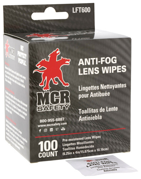 MCR Safety Lens Fog Buster Towelettes 6 Boxes-eSafety Supplies, Inc